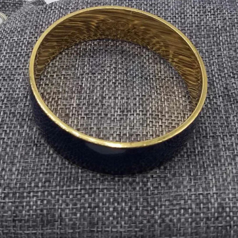 J Crew Navy Enamel Bangle - Picture 6 of 6